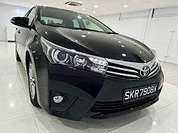 Toyota Corolla Altis 1.6L CVT Elegance LED Keyless 2015 Black
